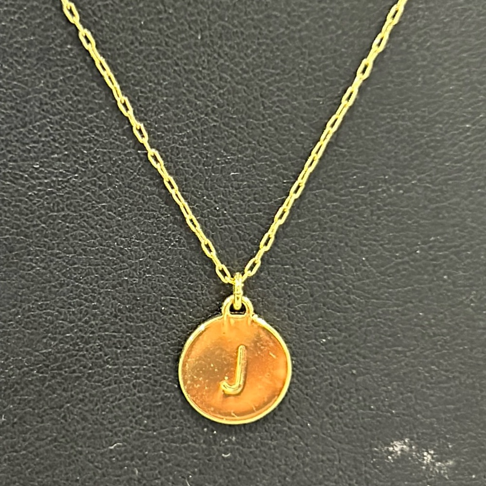 kate spade new york “J”
 Initial Necklace